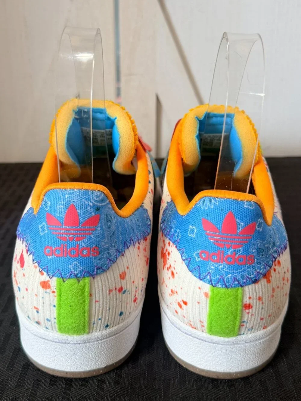 adidas x S.E.E.D. Superstar G20 CM 201 Paint Splattered Size 7 GX2235